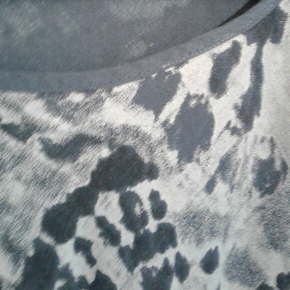 Elena Baldi Boho 100% linen tie dye patten cape - Picture 6 of 7